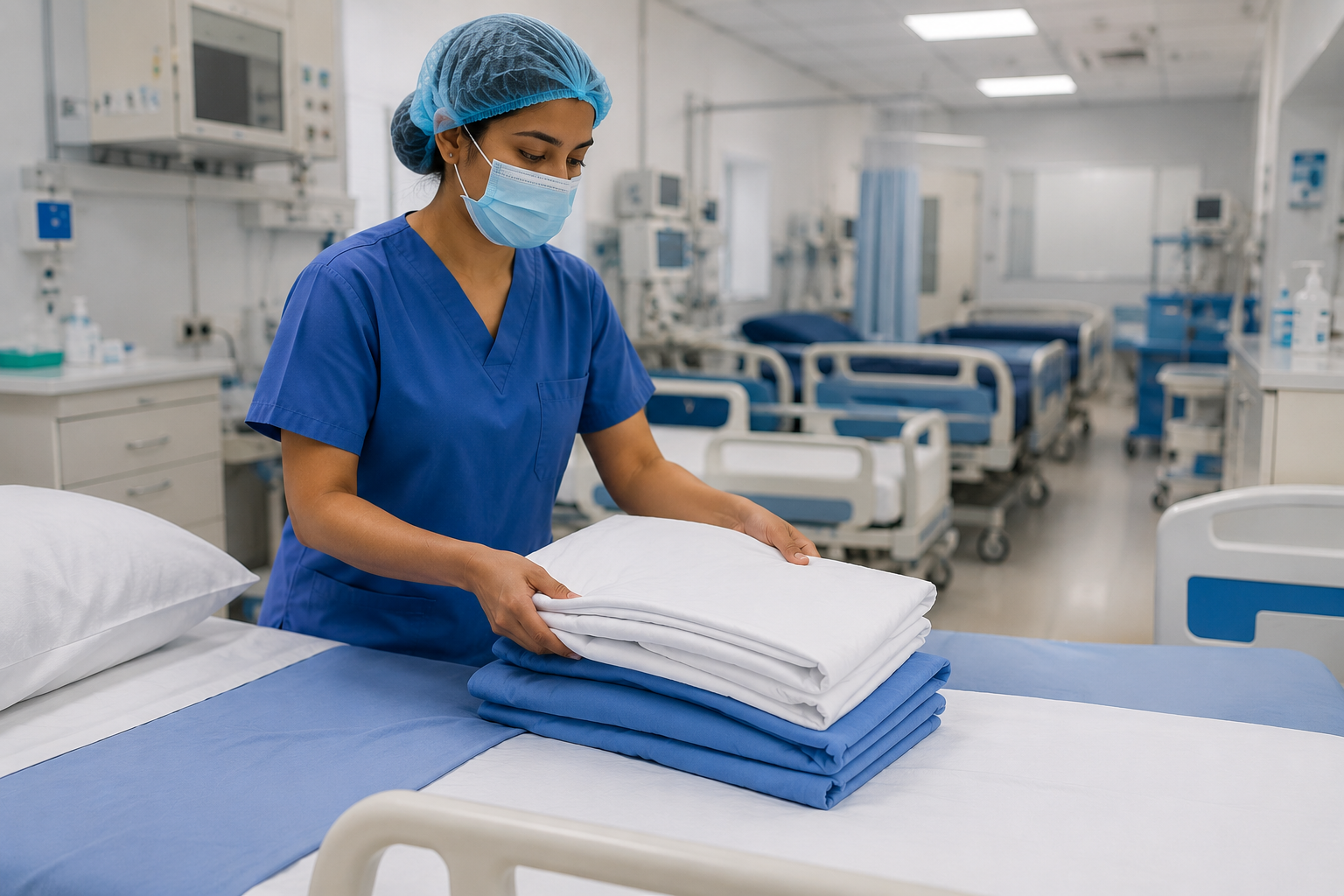 Laundry services for hospitals and healthcare facilities