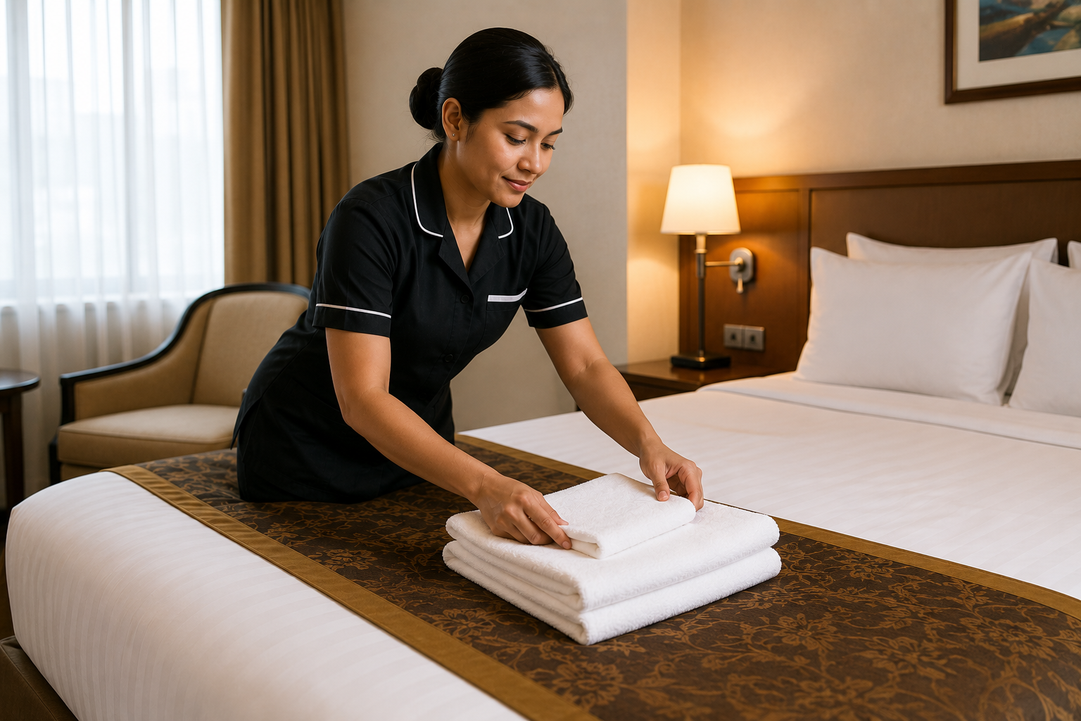 Hotel and guest house laundry services